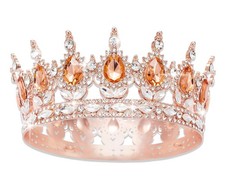 YOUlDIANZI Queen Crown Rhinestone Wedding Crowns and Tiaras for Women Costume...