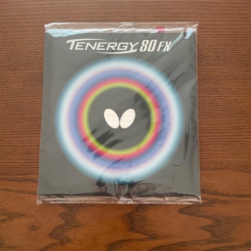 Butterfly Tenergy 80FX Red Table Tennis Rubber New
