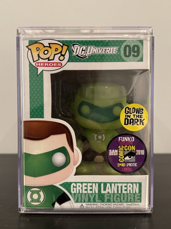 Funko Pop! Heroes DC Universe #09 Green Lantern SDCC 2010 LE240 Glow in the Dark