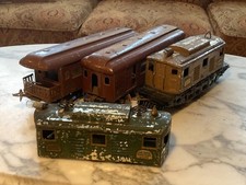 1920s Prewar 3236R the Ives Railway Lines Train Engine with Train Cars