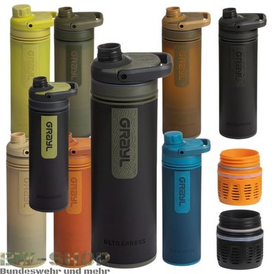 GRAYL ULTRAPRESS WASSERFILTER TRINKFLASCHE / FILTER OUTDOOR WASSER AUFBEREITUNG