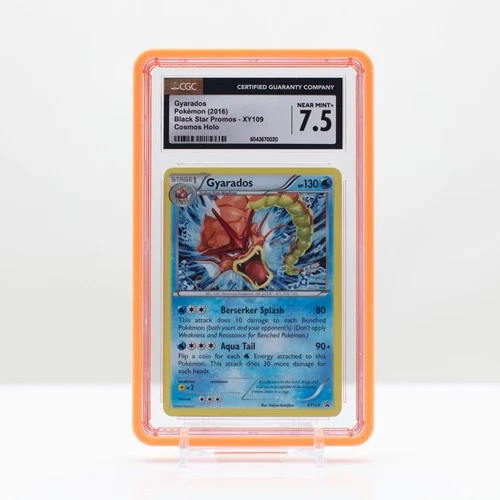 Pokemon Gyarados Cosmos Holo #XY109 XY Black Star Promo 2016 - CGC 7.5