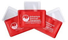 Best Glide ASE Credit Card Size Fresnel Lens Fire Starter and Magnifier Red