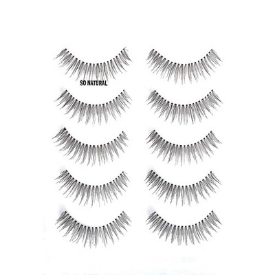 Lashes 110 Natural Hand Knotted False Eyelashes 5 Pairs Multipack