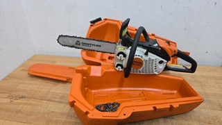 Stihl MS192C Gas Powered Chainsaw w/ (2) 13" Bars and Chains Case