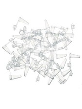 MUHWA 1000pcs PCR Tube with Flat Cap, Microcentrifuge Tube, 0.1ml 