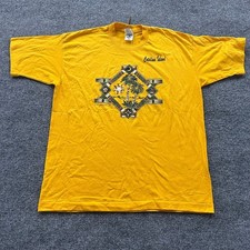 Fruit of the Loom T-shirt Mens XL Yellow Catalina Island Graphic Made in USA