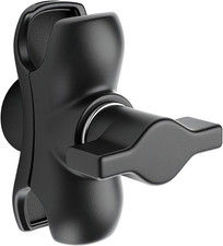 Metal Double Socket Arm Compatible RAM Mount Arm, 1" Double Ball Adapter, 360  R