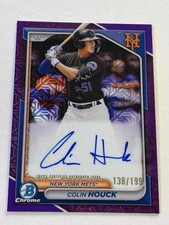 2024 Bowman - Chrome Prospect Mega Box Auto Colin Houck #BMA-CH Purple /199