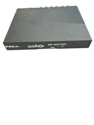 Pesa QuadBox 4x4 Switcher SDI Multiviewer QFX-QUAD30-4X4C    Ma 17