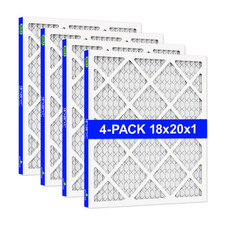 18x20x1 Pleated Air Filter MERV 8 For Home AC...