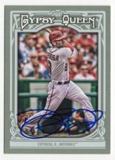 DANNY ESPINOSA Signed Autographed 2013 Topps Gypsy Queen Card Nationals #206