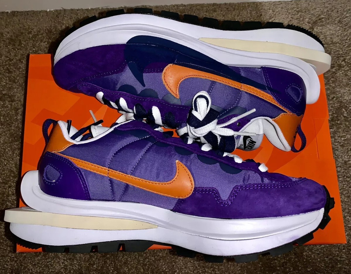 Brand New Sacai x Nike Vaporwaffle Dark Iris Sz 8.5M | eBay