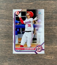 2022 Bowman Draft ELIJAH GREEN 1st Bowman #BD-23 Washington Nationals