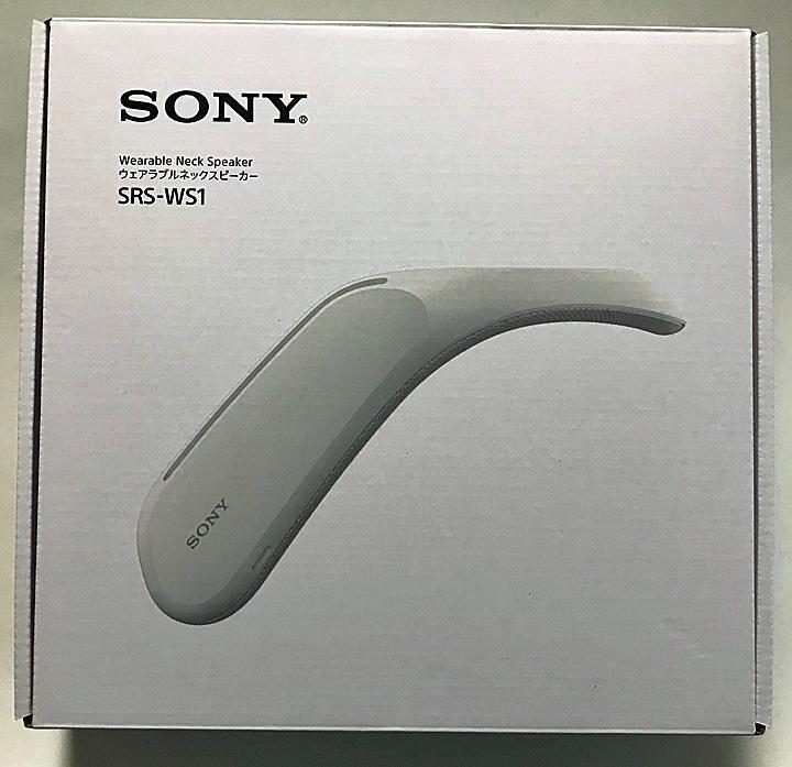 F/S SONY Japan Wearable Neck Speaker SRS-WS1 for TV Game