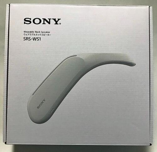 Kostenloser Versand Sony Japan tragbarer Nackenlautsprecher SRS-WS1 für TV-Spiel Film mit Vibration - Bild 1 von 1