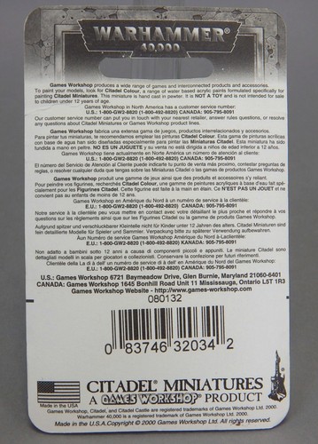NIB Warhammer 40k 8034U Steel Legion Heavy Lascannon 47-61 Metal 2000 Oop - Picture 3 of 3
