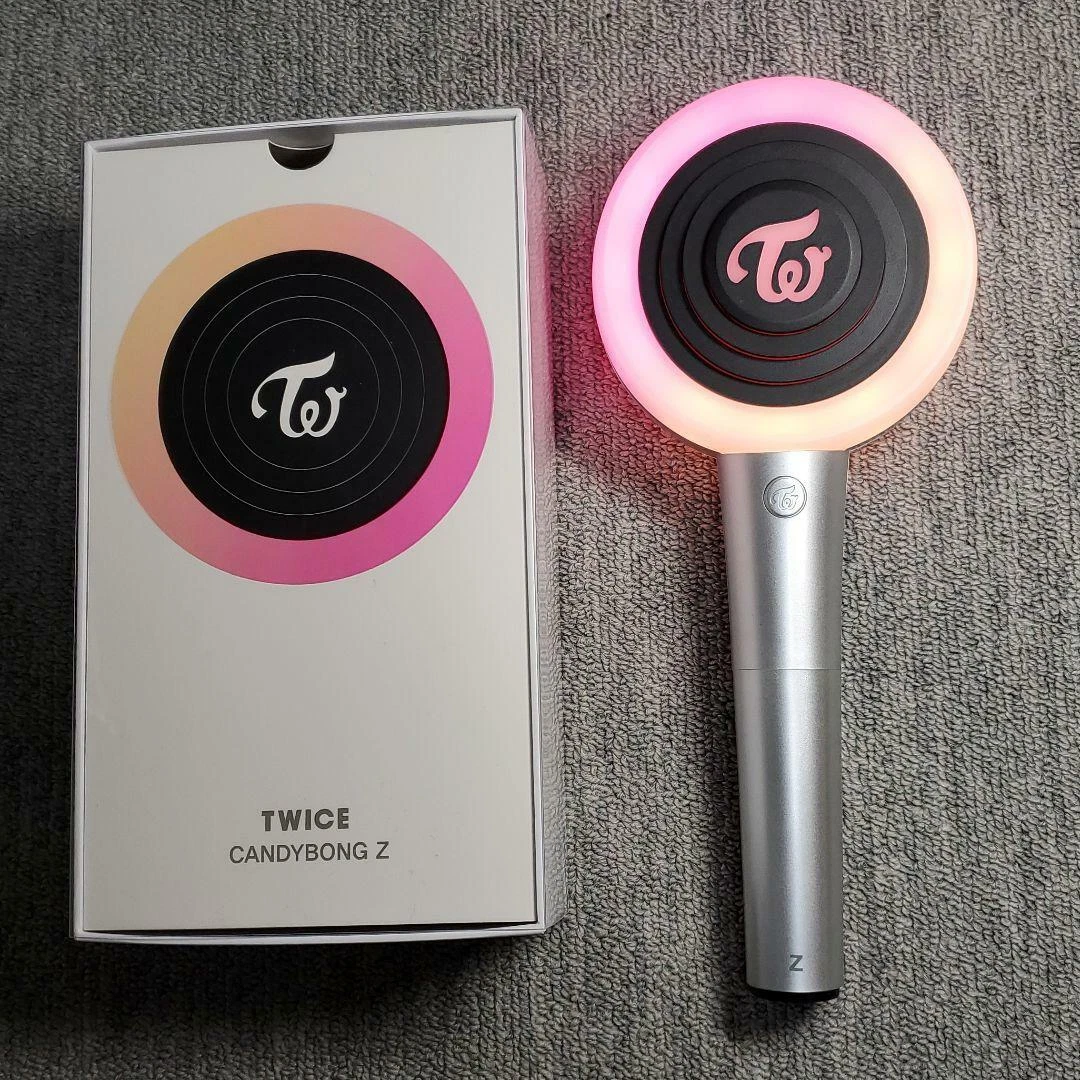 TWICE Official Pen Light CANDY BONG Mood Light LIGHT STICK Pink Live goods Used
