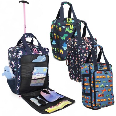 Ryanair Approved Cabin Bag Under Seat Baggage 40x25x20cm Kids Luggage On  Wheels UK