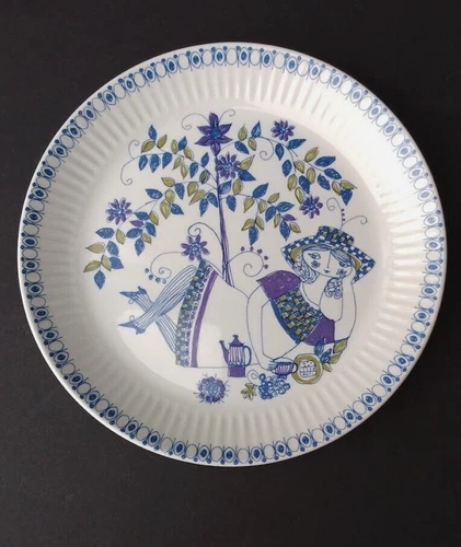 Vintage Lotte Plate 7" by Figgjo Flint Turi Design Norway