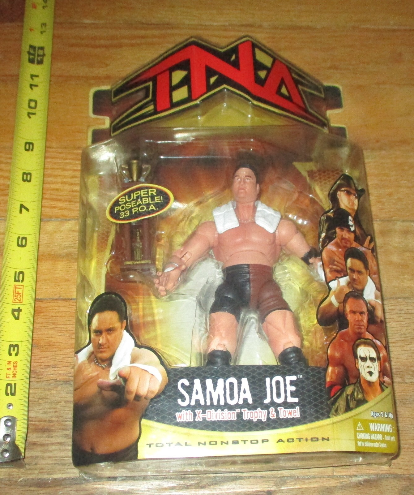 2006 NWA TNA Impact Marvel Samoa Joe Wrestling Figure WWE Series 6 AEW All Elite
