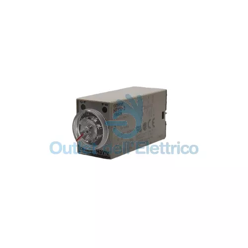 Omron + H3YN2AC24-184324 Timer Analog Mini,Multisca Minut,Multifunction S,2DT (