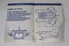 Cobra Jet Pack ORIGINAL Blueprints Vintage 1987 Hasbro G.I.Joe ARAH