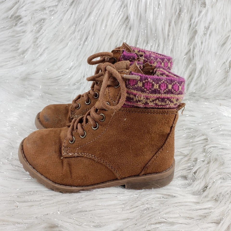 AMERICAN EAGLE коричневый повседневный ботинки ребенка ясельного возраста размер 7,5 - Изображение 2 из 4