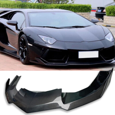 Carbon fiber Front Lip Bumper splitter For Lamborghini LP700 RZ Style 2012-2018