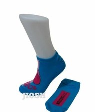 LADIES BLUE SHOE LINER SOCKS ONE SIZE 4-8