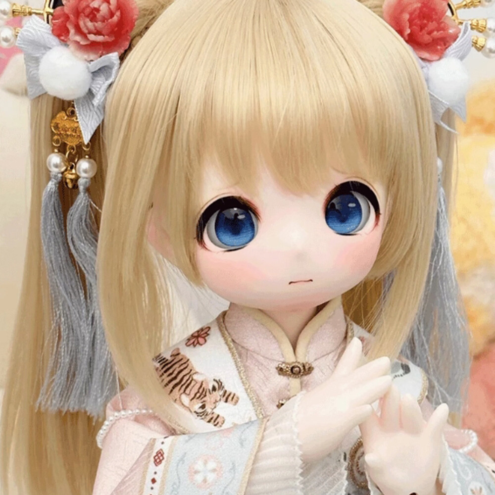 1/6 BJD Doll SD Resin Joint Eyes Face Makeup Pure Aggrieved