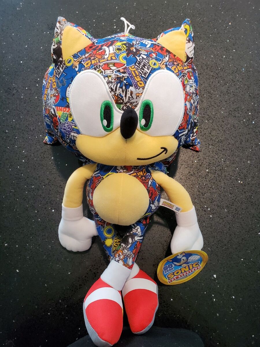 Sonic the Hedgehog Plush Doll Stuffed Animal Toy 12 Authentic SEGA NWT