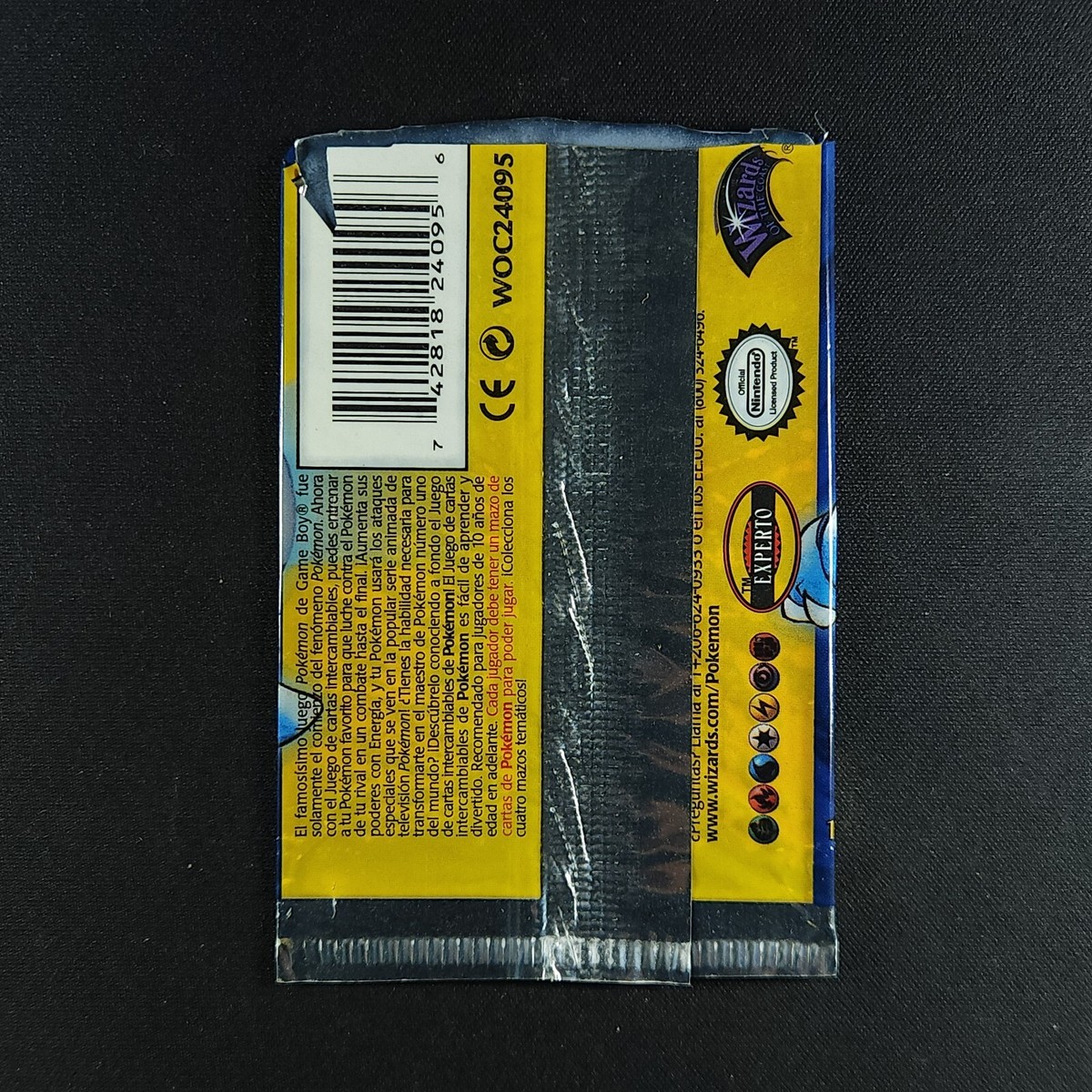 Base Set Spanish - Empty Booster Pack - Vintage Display Pokemon | eBay