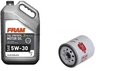 CARQUEST R85348 Engine Oil Filter & 5 Quarts Fram 5W30 Full Synthetic Motor Oil