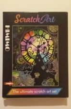 50 Sheets Scratch Paper Arts and Crafts Kit Includes Stencils New Sealed Package