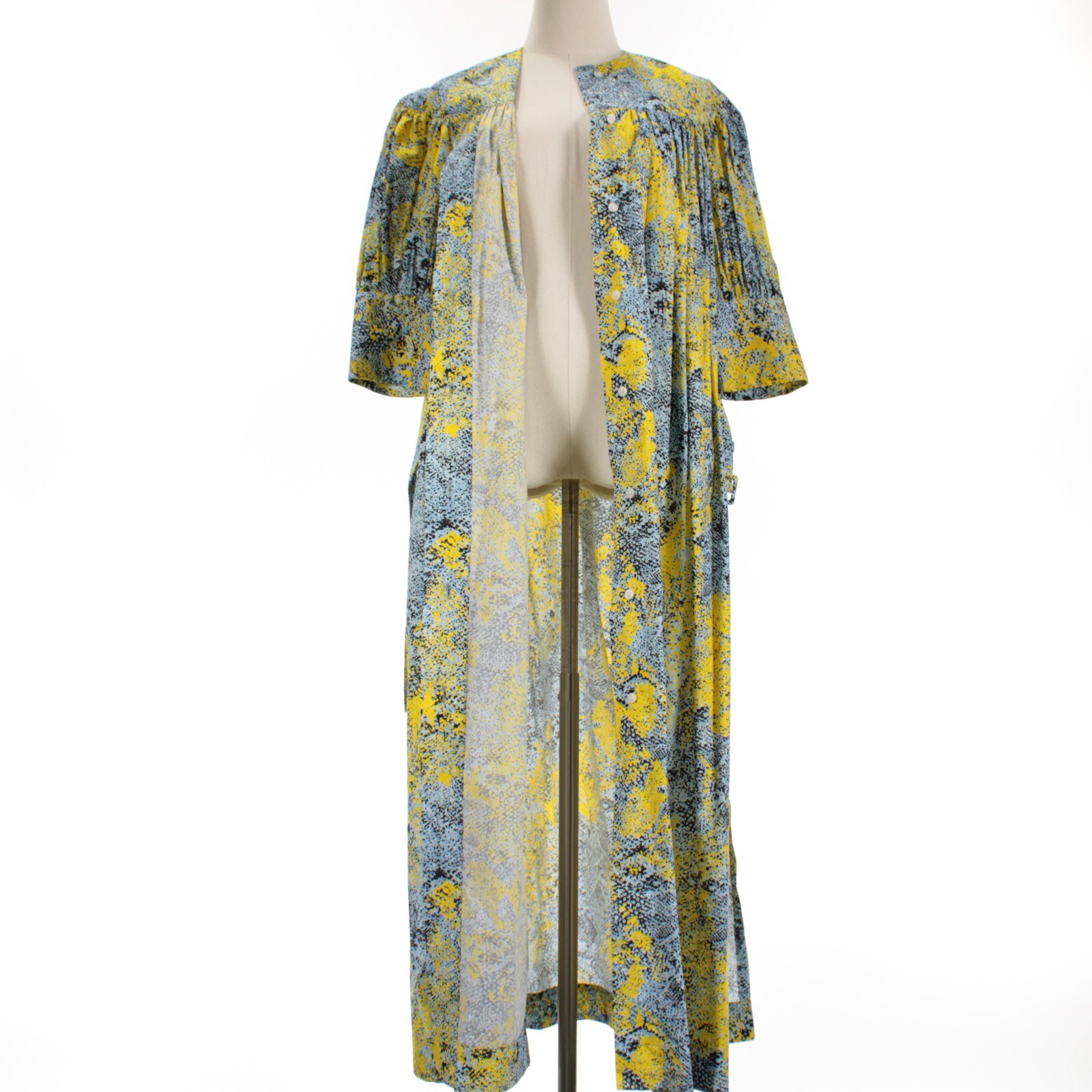 Rachel Comey NWT Ardito Printed Dress Size 4 in Blues and Yellow 100percent Cotton image 9