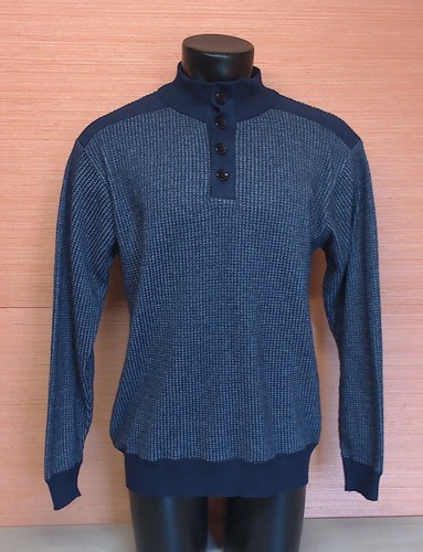 Akademiks Blue Long Sleeve Pullover Sweater Men's Size X-Large