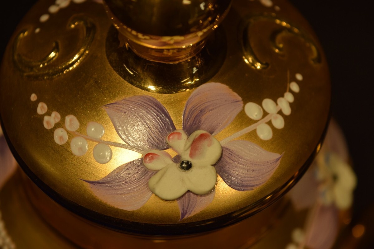MURANO　 イタリア製 ティーセット Vintage Murano Coffee Tea Set, Venetian 24K Hand painted