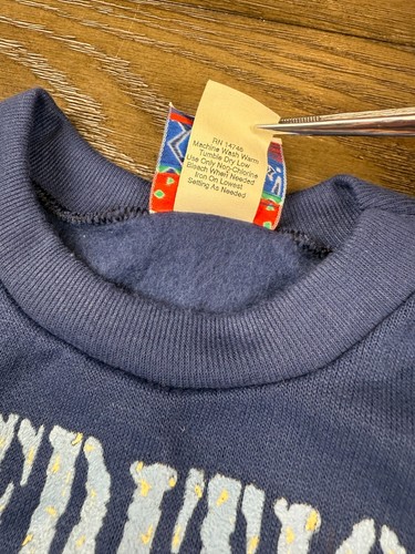 Vtg Screamers Youth Nature Crewneck Expedition Wildlife Bald Eagle & Bear Size 5 - Picture 5 of 7