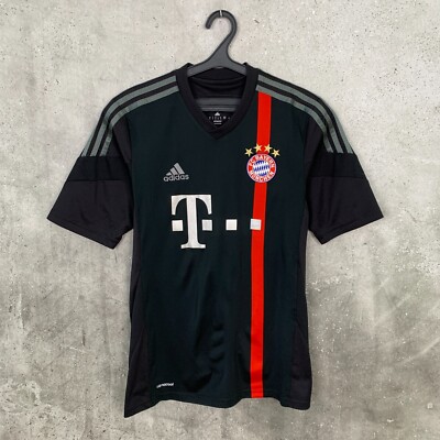BAYERN MÜNCHEN 2014 2015 DRITTES FUSSBALLTRIKOT ADIDAS TRIKOT GRÖSSE S