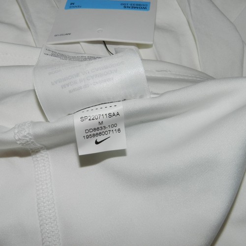 Nike Dri-Fit Spring Court Skirt and Blouse Set - Golf White New Retail $145 - Picture 11 of 13