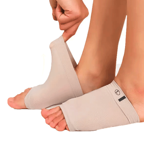 Arch Support Compression Sleeve Plantar Fasciitis Gel Pads Foot Wrap Ankle CFR - Picture 8 of 9