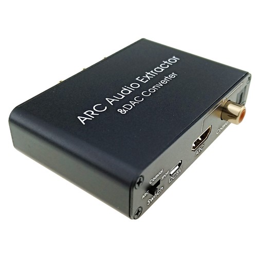 HDMI Audio Extractor ARC Adapter Optical Output to External Soundbar AV Receiver - Picture 4 of 7