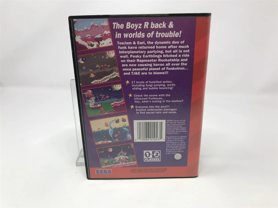ToeJam & Earl: Panic On Funkotron - Sega Genesis - In Box (no Manual) - Image 2 of 4