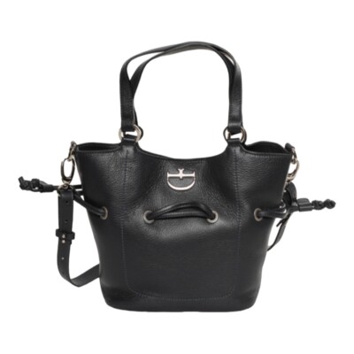 Lamarthe Sac la Parisienne Collection Femmes Cuir à Main Noir de
