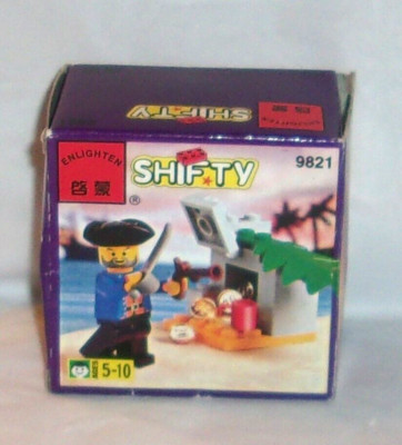 Enlighten Shifty 9821 Pirate New in Box missing instructions RARE