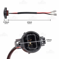 5202/9009 H16 Extension Wire Harness Socket Connect Adater For DRL Fog LED Light