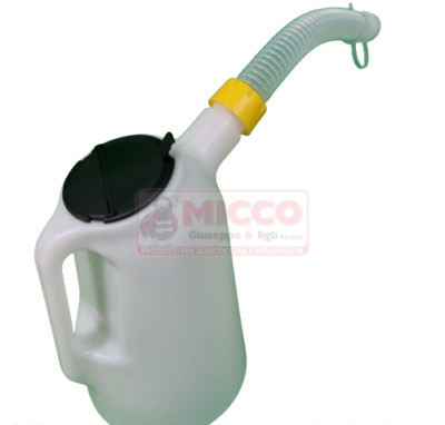 Brocca dosatrice universale per olio con beccuccio flessibile per Brocca dosatrice universale per olio con beccuccio flessibile per
