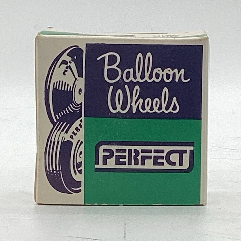 NOS Perfect Parts Co. 1 Pair Of 3/4" Balloon Wheels No. 61 RC Airplanes Parts - Image 2 of 4