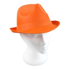 Ladies & Mens Summer  FEDORA SUN HAT - PANAMA TRILBY STRAW BEACH UNISEX Gangster